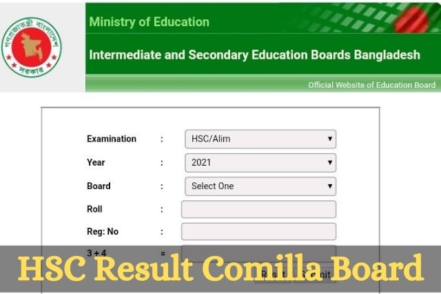 HSC Result Comilla Board